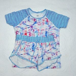 Athleta Girl Splash Guard and Cannonball Swim Shorts, size large (12), Swim